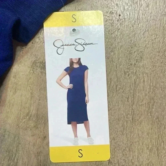 Jessica Simpson midi dress, Navy, Small, NWT. - Picture 3 of 3
